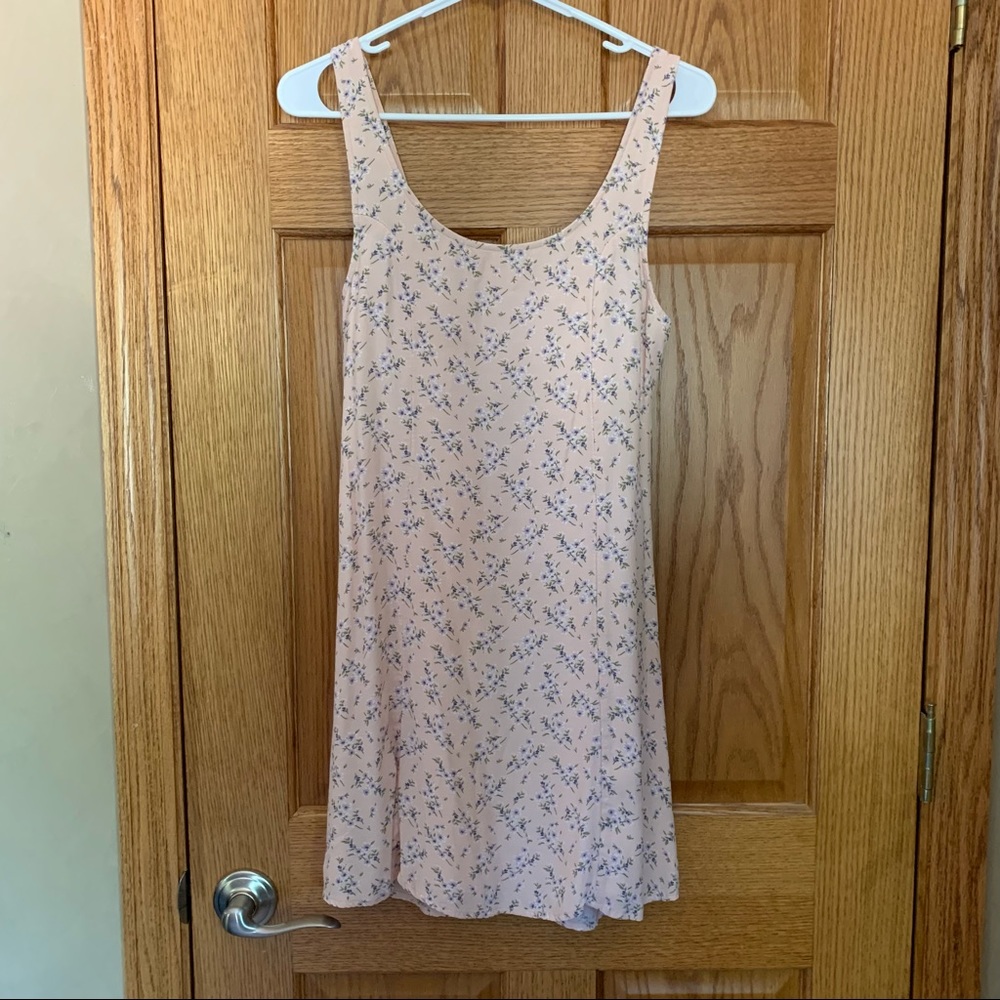 AE scoop neck mini slip dress, S